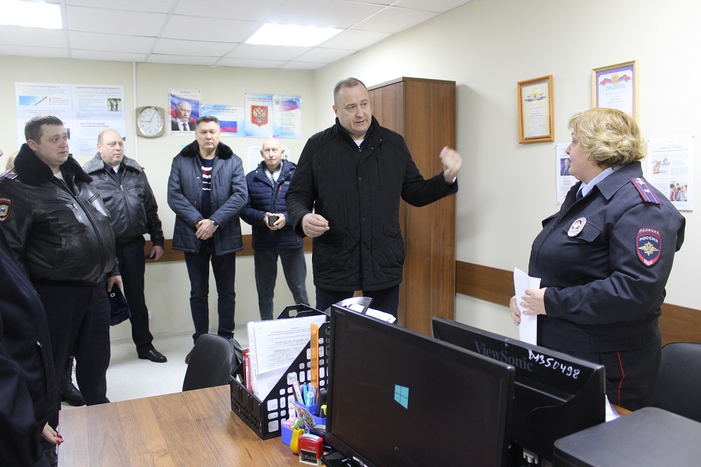 Открытие опорного пункта полиции в Серпухове